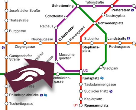 U-Bahn Mappe Wien